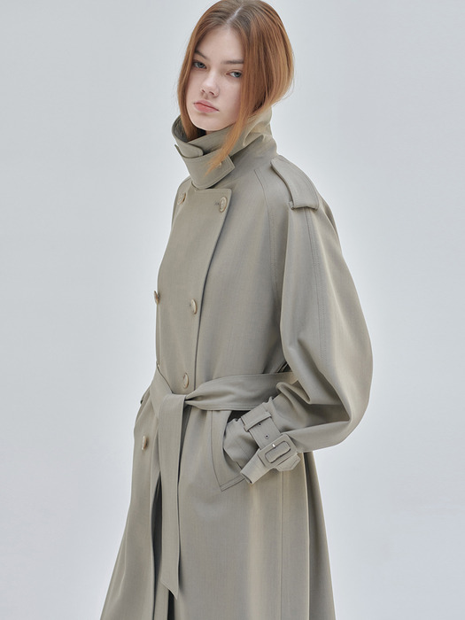 24SN double trench coat [S/BE]