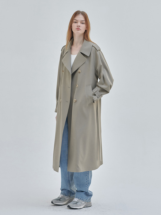 24SN double trench coat [S/BE]