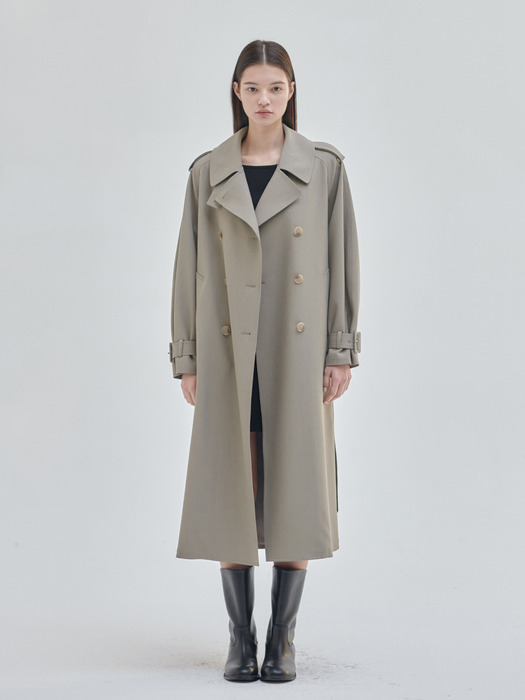 24SN double trench coat [S/BE]