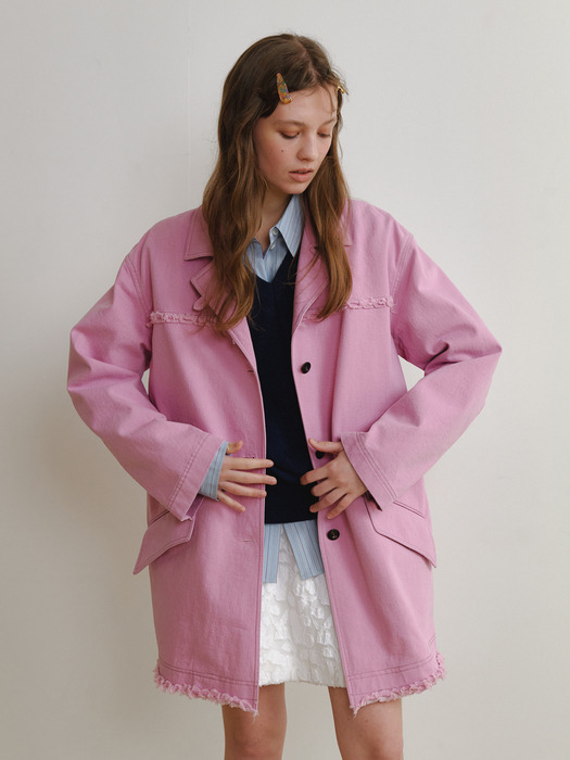 Blair half coat Pink