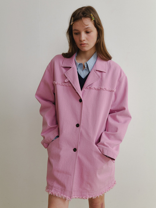 Blair half coat Pink
