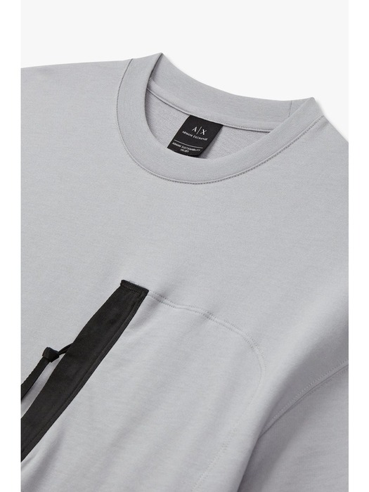 AX 남성 포켓 포인트 이지 티셔츠-그레이(A414130002)