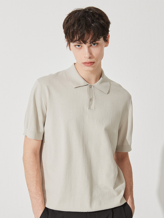 Cool Cotton Shirt Pullover_L/Khaki(LK) M42MPU020LK