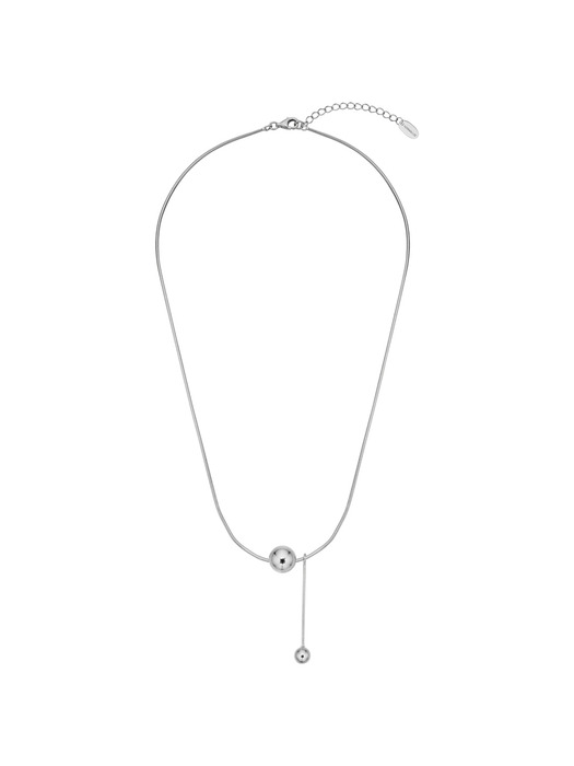 [Silver 925] Weight Ball Necklace