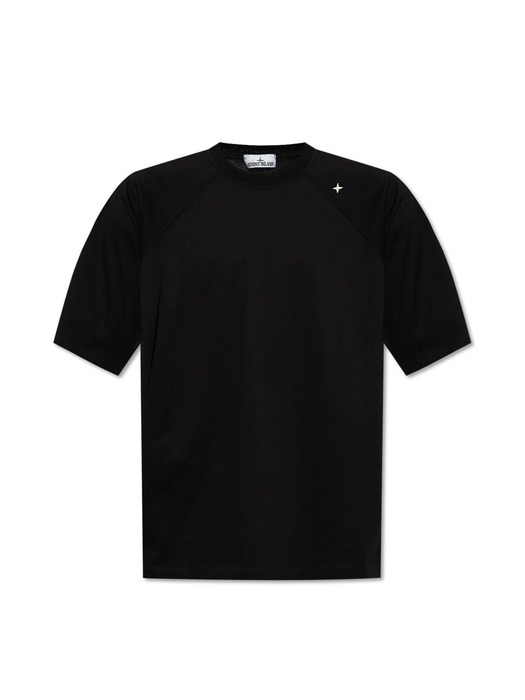 24SS 스톤 아일랜드  남성 스텔리나 반팔 티셔츠 8015201G3 Black BPG