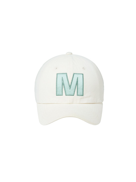 CAP M SATIN_CREAM MINT