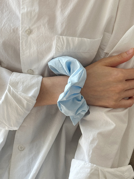 oar Vintage Shirt Scrunchie [Sky]