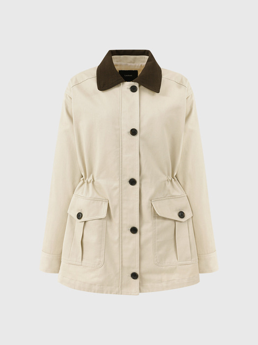 브린 카라 사파리 자켓 / BRYNN COLLAR SAFARI JACKET_2colors