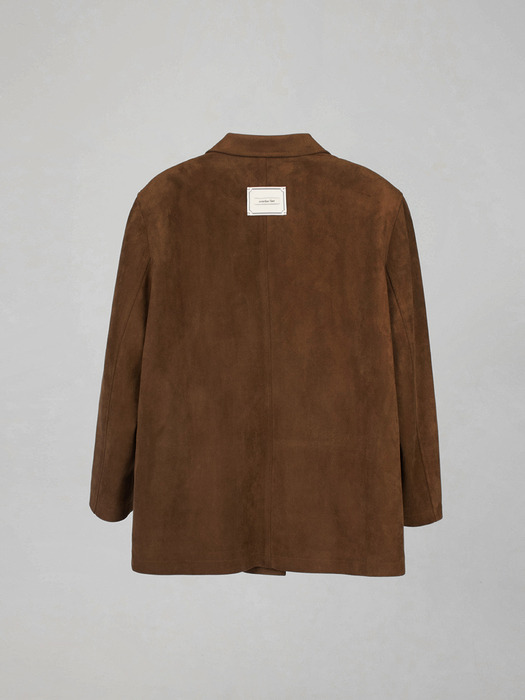 CLASSIC SUEDE JACKET_CAMEL