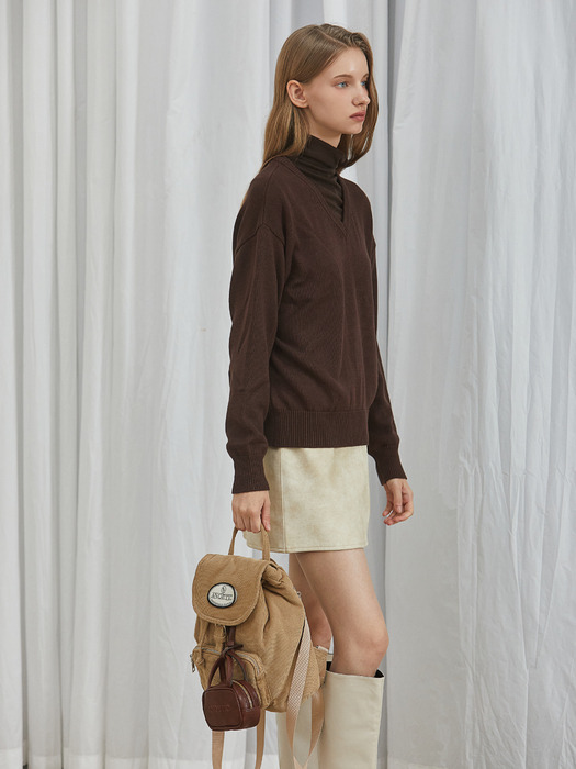 MINI CASE BAG CHARM_BROWN