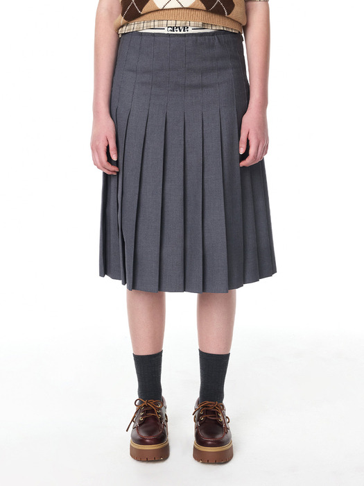 [단독] 24FW GRVR PLEATS SKIRT (2COLOR)