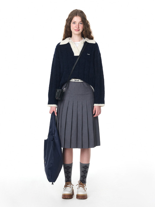 [단독] 24FW GRVR PLEATS SKIRT (2COLOR)