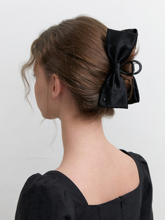 lowell ribbon claw - black