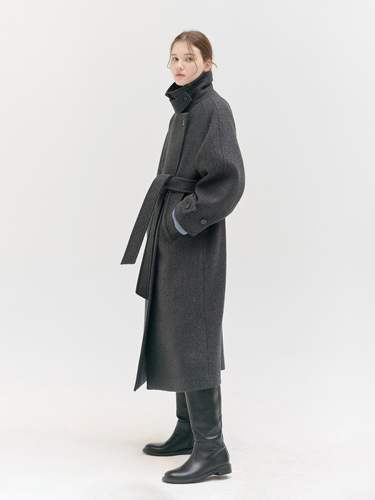 24WN double raglan long coat [CHA]