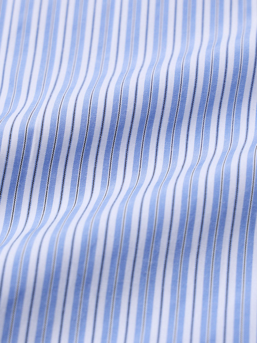 OVERSIZED STRIPE SHIRTS BLUE