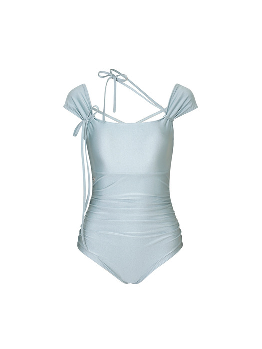 【韓国PAIN OR PLEASURE】DEW COWL SWIMSUIT 페인오어플레져]DEW COWL SWIMSUIT light blue