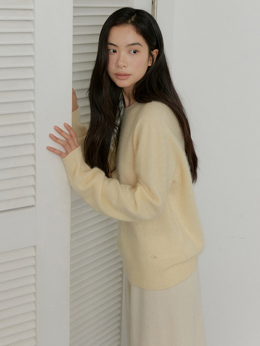 [7차리오더][4color][캐시미어] brush wholegarment knit 283