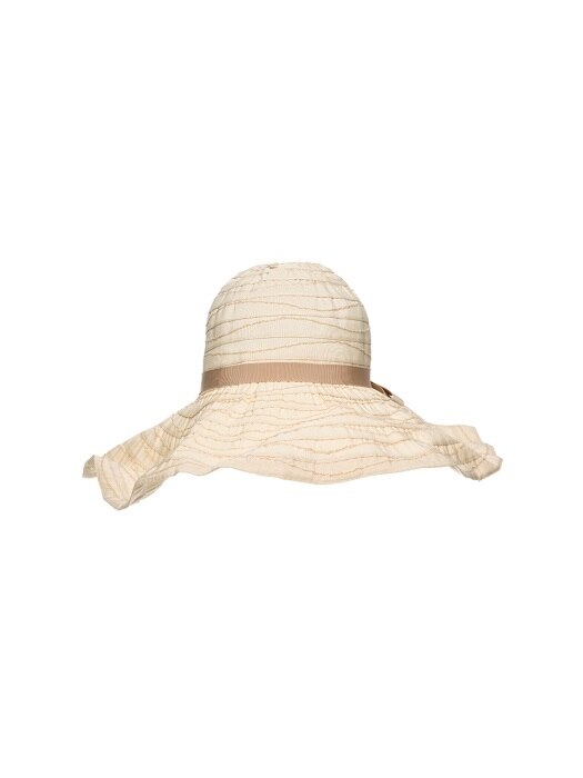 Soft wide hat(Yellow ivory)