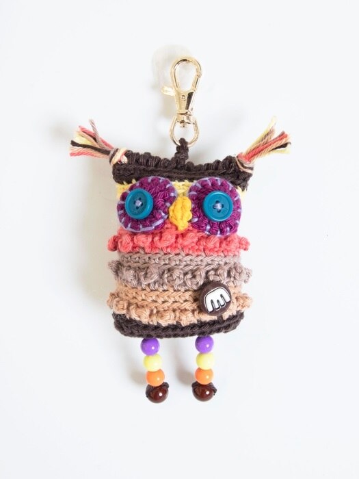 Owl doll Keyring (choco)