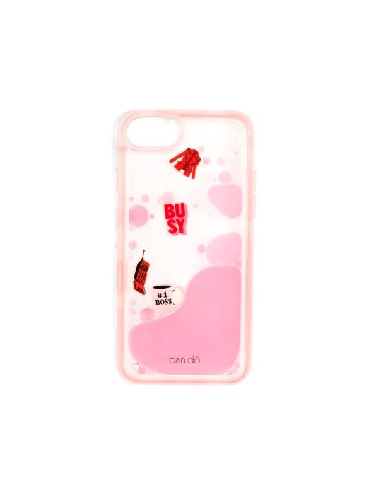 FLOATING ICONS IPHONE CASE - WORKING GIRL_[ts iphone 6, 7, 8] 아이폰케이스