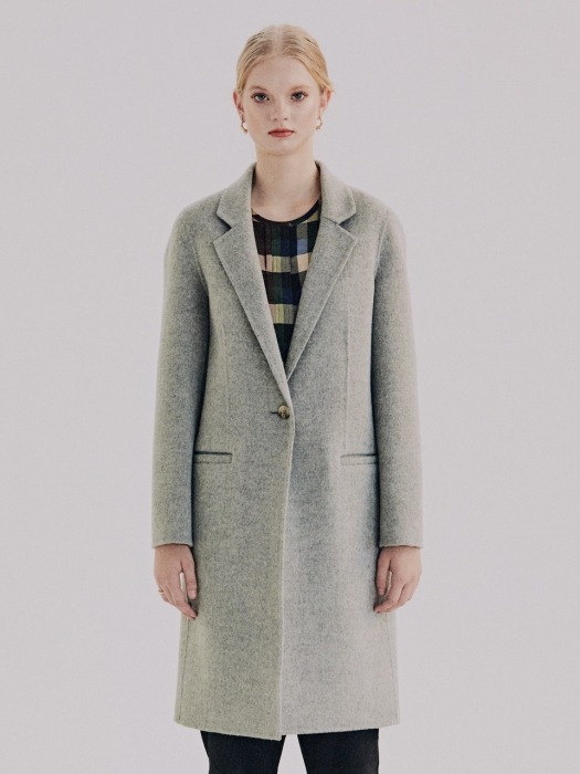 Basic Handmade Coat Light grey