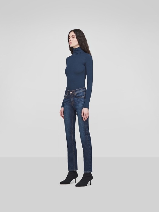 Winter Cozy Straight Indigo Jeans