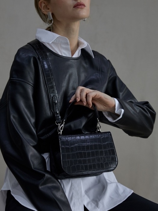 lode bag - black croc