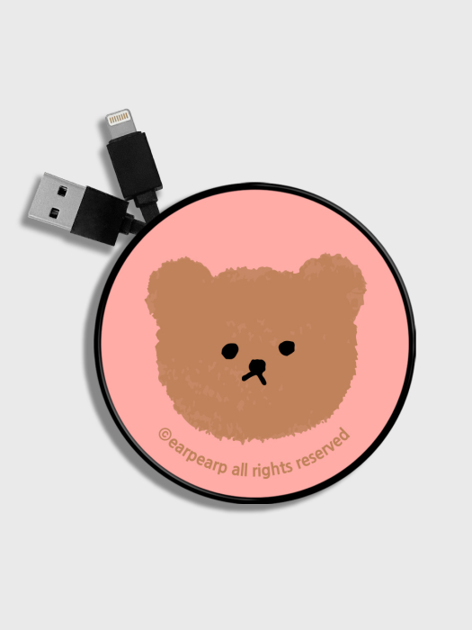 Dot big bear-pink(스마트릴)