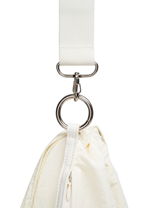 FABRIC SLING BAG SET - WHITE