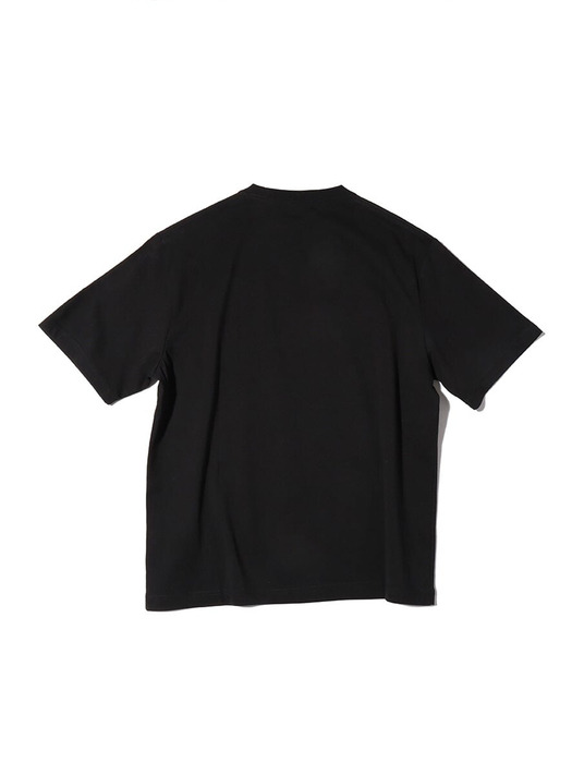 버드 로고 슬라브 티셔츠(블랙)