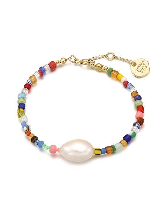 Glass Beads n Pearl Bracelet