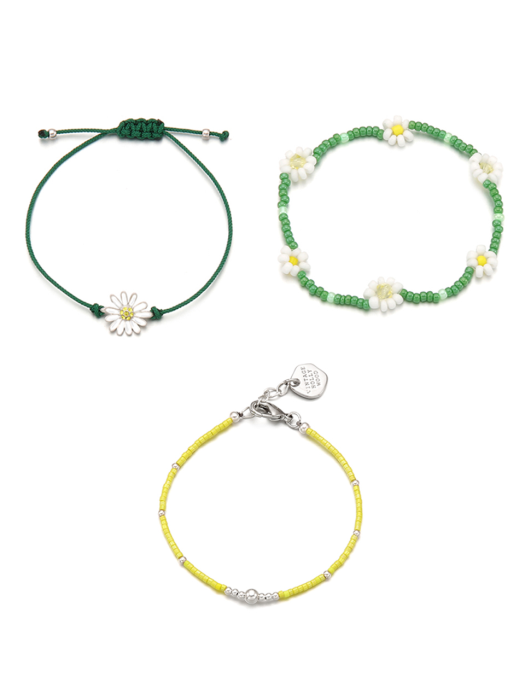 [3SET]Greeny Garden Bracelets