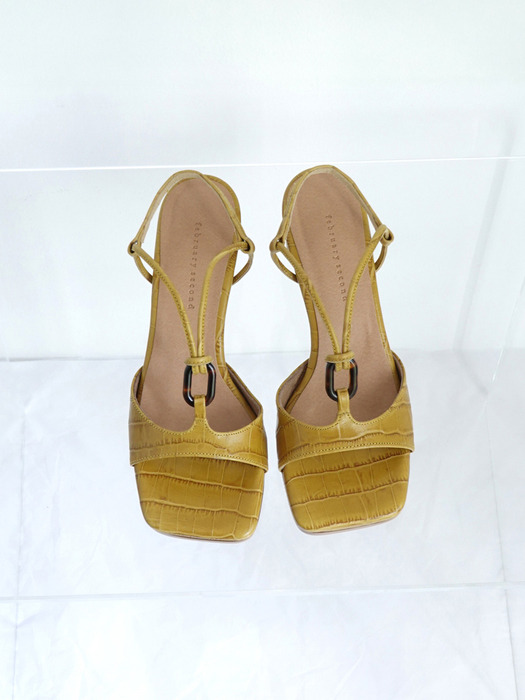 Formica ring sandals Yellow