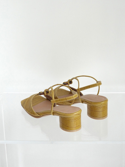 Formica ring sandals Yellow