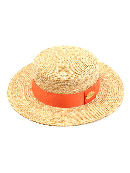 Kangkang Orange Line Panama Hat 여름페도라