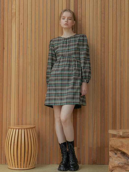 Wave Simple Dress_Check
