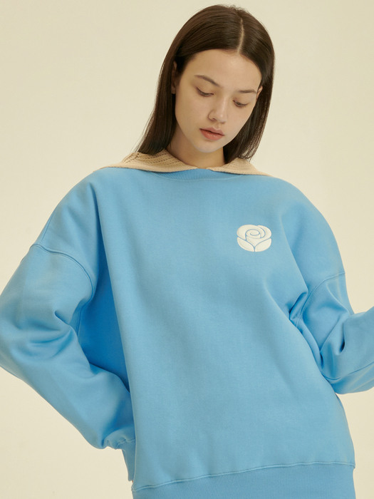 Essential Rose Sweatshirt [BLUE]