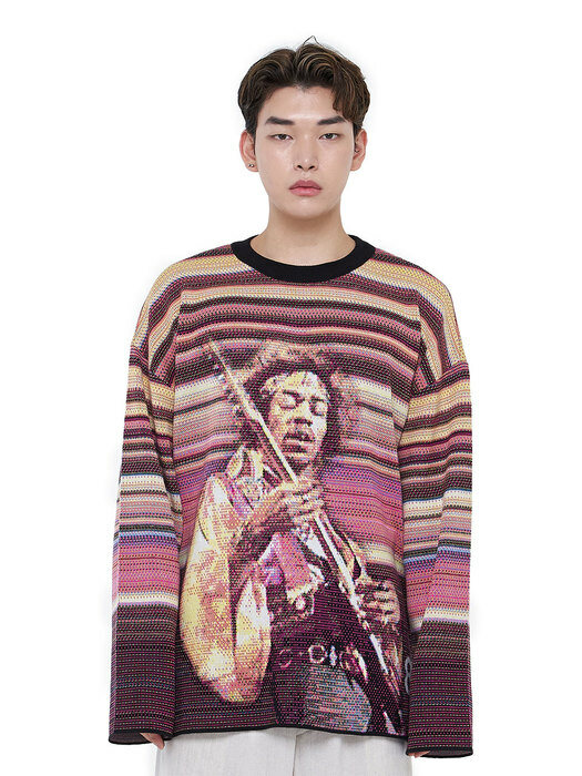 8D001 - OVERSIZED PSYCHEDELIC PULLOVER