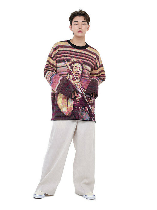 8D001 - OVERSIZED PSYCHEDELIC PULLOVER