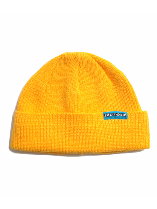 [EZwithPIECE] WATCH CAP (YELLOW)