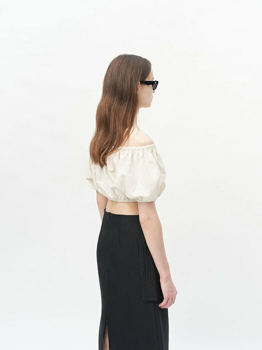 BLACK PERNILLE TWO POCKET SILK SKIRT