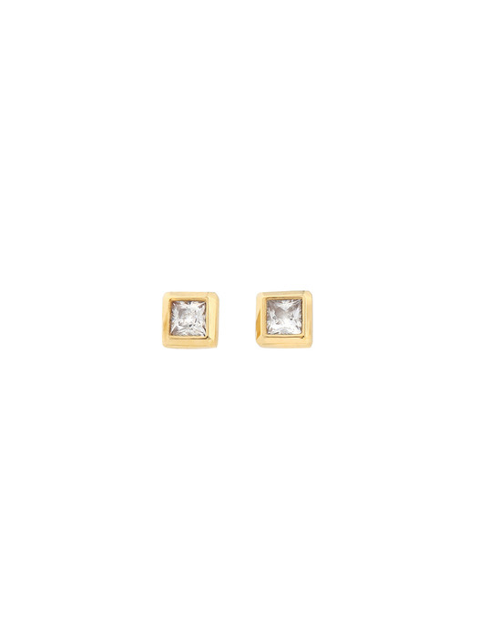 DAYZ Tiny Square Frame Earrings