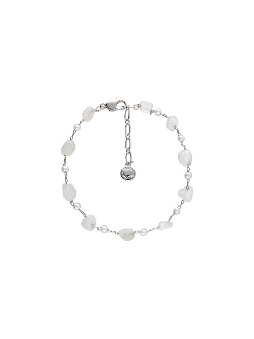 White Pebble Bracelet