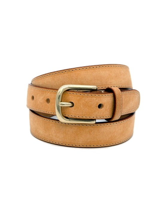 25mm Leather Belt (Natural)