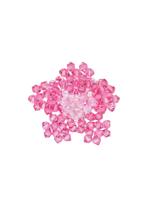 Chickweed Beads Ring (Fuchsia Pink)