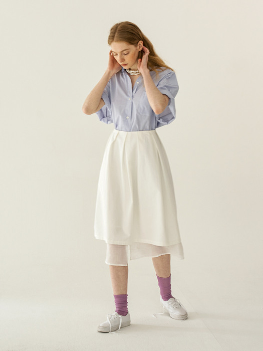 Double volume skirt (off white)