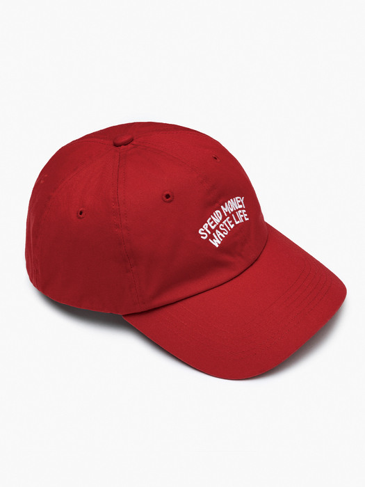 Washed cap (Red)