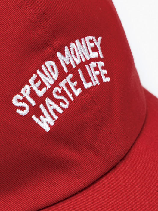 Washed cap (Red)