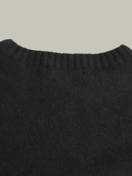 Boucle knit_Charcoal