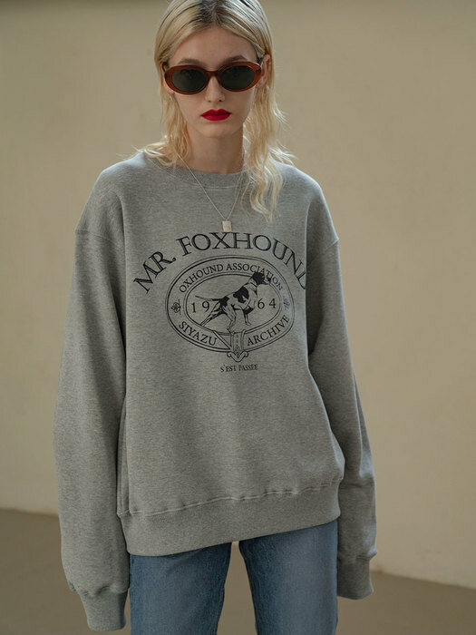 SITP5042 Foxhound Sweat shirt_Melange gray